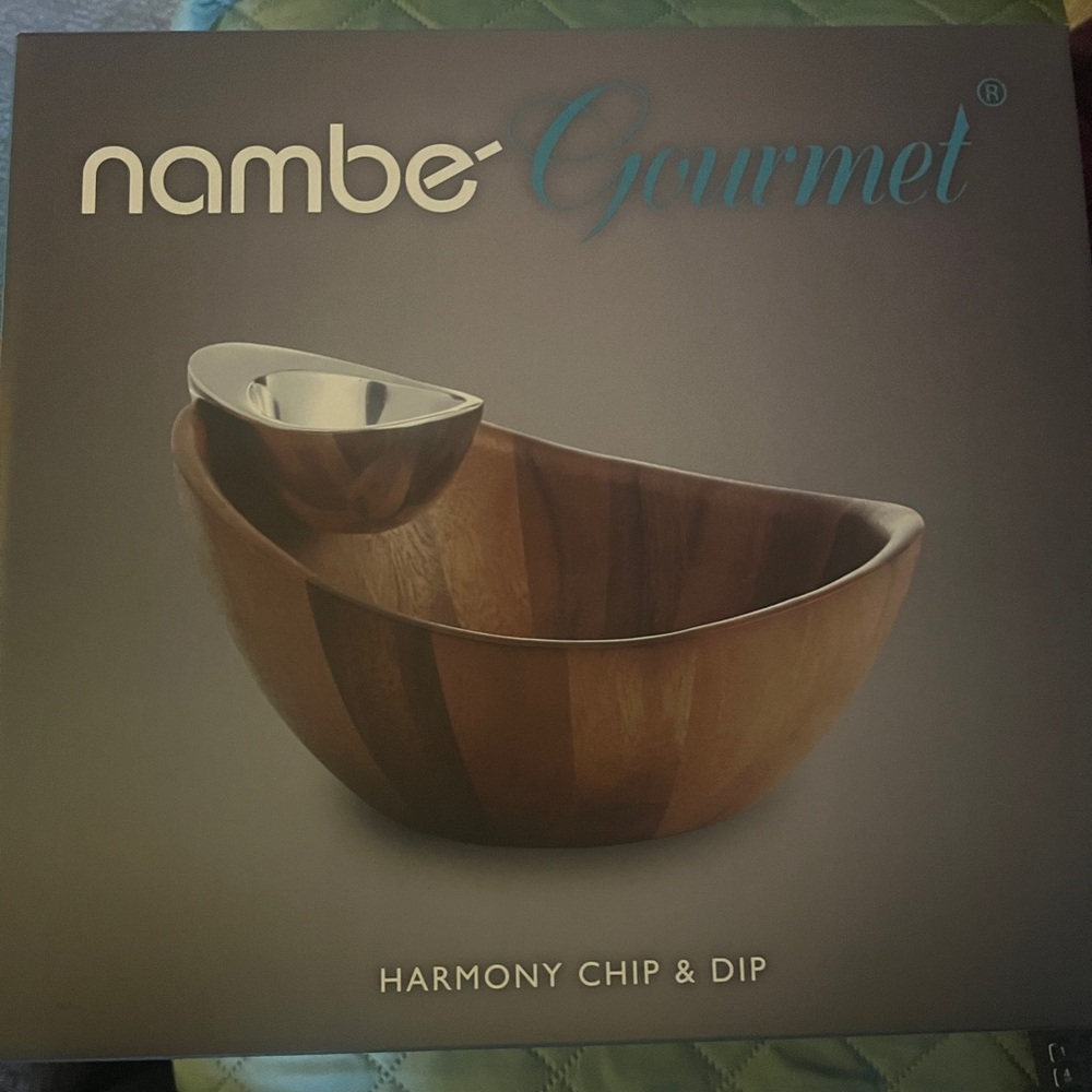 Nambe Gourmet Harmony Chip & Dip